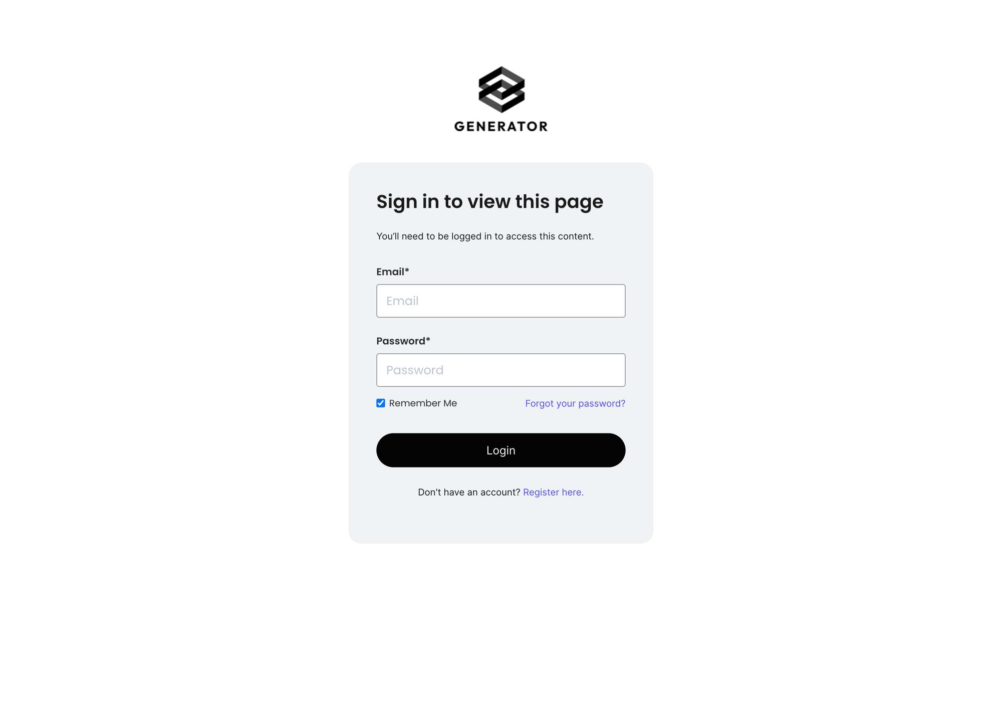 login